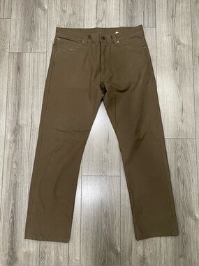 Filson Men's Dry Tin Cloth 5-pocket Pants, Marsh Olive Size 34
